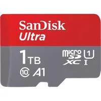 Ultra 1 TB microSDXC, Speicherkarte grau/rot, UHS-I U1, Class 10, A1