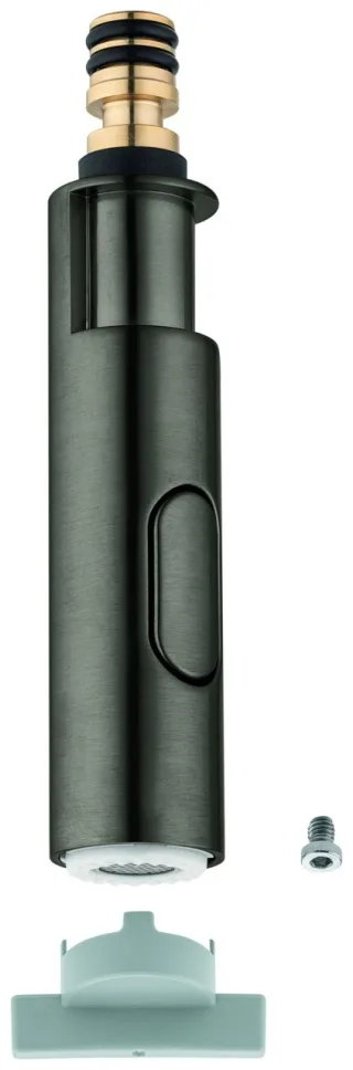 Grohe Spülbrause 46965 herausziehbare Profibrause hard graphite gebürstet, 46965AL0 46965AL0
