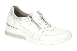 Waldl?ufer 939H01 H-CLARA Damenschuhe wei?/silber bequeme Halbschuhe