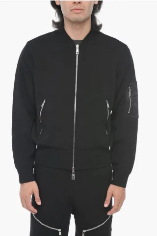 Wendbares Baggy-Fit-Sweatshirt in Schwarz