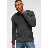 Bruno Banani Strickpullover gewaschene Optik