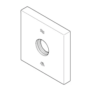 Dornbracht Rosette D48 mm 092798021-08 platin