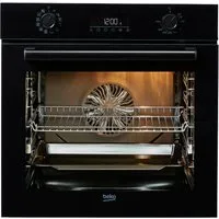 BEKO Einbaubackofen BBIM17300B, mit 1-fach-Teleskopauszug, SteamShine, Mit AirFry knusprig frittieren im Ofen – ganz ohne zusätzliches Fett