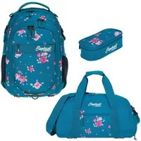 ELEPHANT Schulrucksack Hero Signature Schultasche (Set, 3-tlg., 3 Teile Rucksack Sporttasche Mäppchen Box), Softcase Schulranzen Schulmappe +rsm