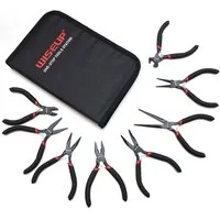 LuxusKollektion Zangenset Zangen-Set 8-teilig Mini mit Tasche für Schmuck und Elektronik