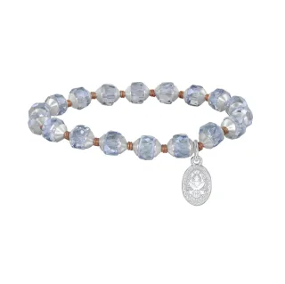 konplott - Perlenarmband - Office Glimpse blau/grau