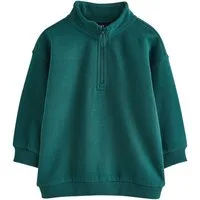 Next Sweater Weiches Sweat-Oberteil mit 1/2-Reißverschluss (1-tlg)