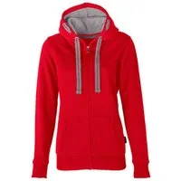 HRM Kapuzensweatjacke Frauen Sweatjacke mit Kapuze / Kapuzensweater mit Reißverschluss Innen angeraut - Gr. XS bis 5XL