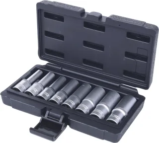 KS Tools 1/2" Torx-E-Stecknuss-Satz, lang, 8-tlg, E10-E24 - 911.4420