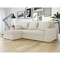 MIRJAN24 Ecksofa Kris Cord, mit Schlaffunktion und zwei Bettkasten, L-Form mit Kissen-Set, L: 238 cm