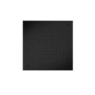 Herzbach deep black Deckeneinbau-Regenbrause 500 eckig sz, Schwarz matt, 23.650000.2.12 23.650000.2.12