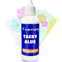7 Artists Bastelkleber 7 Artists Tacky Glue - 80 ml Bastelkleber Transparent & Flüssig