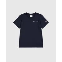 Champion T-Shirt mit Logodrucken, Kurzarm, Rundhalsausschnitt, gerader Abschluss