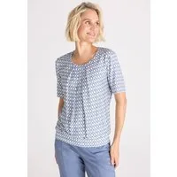 FRANK WALDER Blusenshirt mit feiner Drapierung
