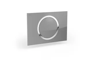 Mepa zero für A31/E31 Betätigungsplatte teileingelassen 2-M Glas silber, 421861 421861