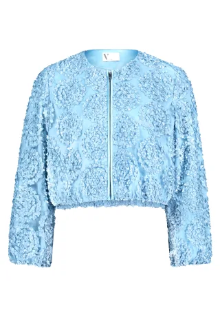 V by Vera Mont - Bomberjacke Soft Sky - Gr. - 40