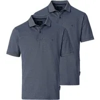 CASAMODA Poloshirt 2er Pack Basic (Spar-Set, 2-tlg) Poloshirt - Baumwolle - Atmungsaktiv - Mit Stretchanteil