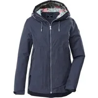 Killtec Funktionsjacke KOS 62 WMN JCKT Leichte, wasserdichte Damenjacke mit verstellbarer Kapuze