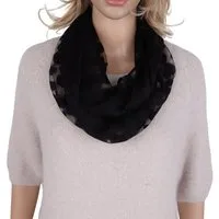 MIRROSI Loop Damen Schal Unifarbe HALBTRANSPARENT, Tolle Muster, Schlauchschal, (ca.160x38cm, zweimal um den Hals wickelbar), sehr leicht und angenehm zu tragen