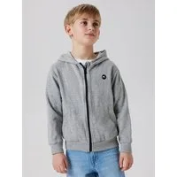 Name It Kapuzensweatjacke NKMVIMO LS SWEAT CARD BRU NOOS