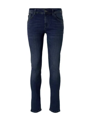 Denim Tom Tailor - Skinny Culver Soft Stretch-Jeans used dark stone blue denim - Gr. - 32