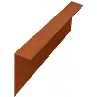 innogard Schneckenzaun Schneckenzaun Cortenstahl Schneckenblech Schneckenabwehr giftfrei