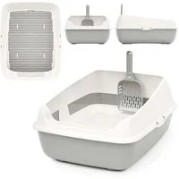 4BIG.fun Katzentoilette Katzentoilette Reinigungssieb Schalentoilette Groß
