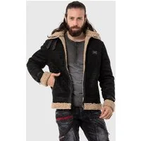 Cipo & Baxx Parka Jacke im Flieger-Look