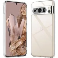 CoolGadget Handyhülle Silikon Handy Hülle Slim für Google Pixel 8 Pro 6,7 Zoll, dünne TPU Schutzhülle Case in transparent / durchsichtig