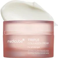 Medicube Gesichtspflege Triple Collagen Cream 4.0 – Anti-Aging Gesichtscreme für straffere jugendliche Haut (50ml), Hyaluronsäure, Anti-Aging, Dreifacher Kollagen-Komplex, hydrolysiertes Elastin, Niacinamid