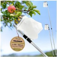 Gravidus Obstpflücker Praktischer Obstpflücker mit Teleskopstange Ideal für Äpfel und Birnen