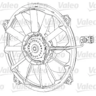 Valeo K?hlerl?fter Citro?n DS Fiat Lancia Peugeot