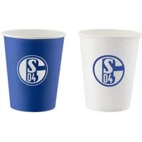 FC Schalke 04 Pappteller FC Schalke 04 Pappbecher 10er Pack