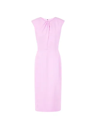 Marc Cain Collections - Tailliertes Kleid mit Faltendetail pink tulle - Gr. - 42