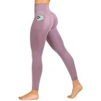 Smilodox Leggings SoftFeel Ilissa, High Waist Yogahose mit Seitentasche, 4-Wege-Stretch Push Up Booty Scrunch Hose, atmungsaktiv & schnelltrocknend, Pilates