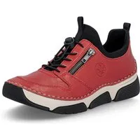 Rieker Slip-On Sneaker Schlupfschuh, Halbschuh, Freizeitsneaker, Gummizug, Schnellverschluss