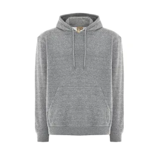 JHK - "Teide" Kapuzenpullover für Herren/Damen Unisex (Grau meliert)