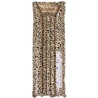 Happy People Luftmatratze Wild Summer Leoparden Design braun, Aufblasbar, Leoparden-Design, 2 Luftkammern