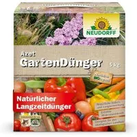 Neudorff Gartendünger Bio Azet GartenDünger 5 kg, organischer Langzeitdünger mit natürlicher Sofort- & Langzeitwirkung, unbedenklich für Mensch und Tier