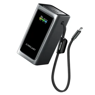 TECLAST D20PRO-T 100W 20000mAh Digital Display Power Bank Come with Type-C Cable External Battery Power Supply with 2 In