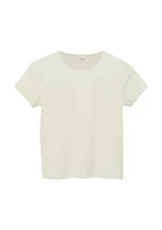 s.Oliver - T-Shirt creme - Gr. - 164