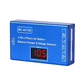 BC-4S15D Balance Charger Voltage Detector DC 9V-16V Input for 2-4S Li-Poly/Li-ion Battery with JST-XH Plug
