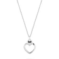 JETTE Silberkette JETTE Damen-Kette 925er Silber, recycelt Zirkonia, HEARTS
