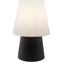 8 seasons design LED Stehlampe Shining No. 1, Dekolampe für außen (Garten, Terrasse, Balkon), LED wechselbar, E27-Fassung, warmweißes Licht, 60cm, Tischlampe - robust & langlebig