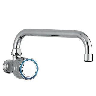 Tres Wandstandventil für Teeküche oder Waschtisch Mit Auslauf oben , 123506 123506