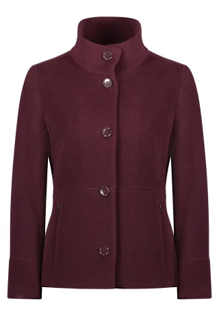 Betty Barclay - Wolljacke Dark Aubergine - Gr. - 36