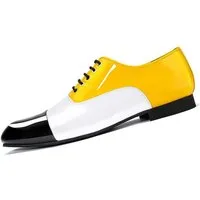 Allthemen Schnürschuh Eleganter Herren Oxfordschuhe in Color-Blocking Schnürschuhe