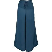 Guru-Shop Relaxhose Boho Hosenrock, weite Sommerhose aus Viskose -.. Ethno Style, alternative Bekleidung