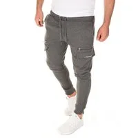 Pittman Sweatpants Bruno Cargo Track Pants mit elastischem Bund und Kordelzug