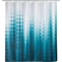 WENKO Duschvorhang Alara Breite 180 cm, Höhe 200 cm, Batik-Optik